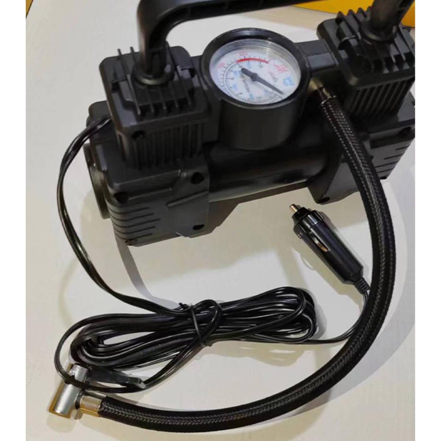 Electric 12V Auto Pump Air Compressor Car Tire Inflator Heavy Duty Portable