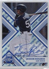 2018 Panini Elite Extra Edition Aspirations Blue 13/50 Jeisson Rosario Auto s3g