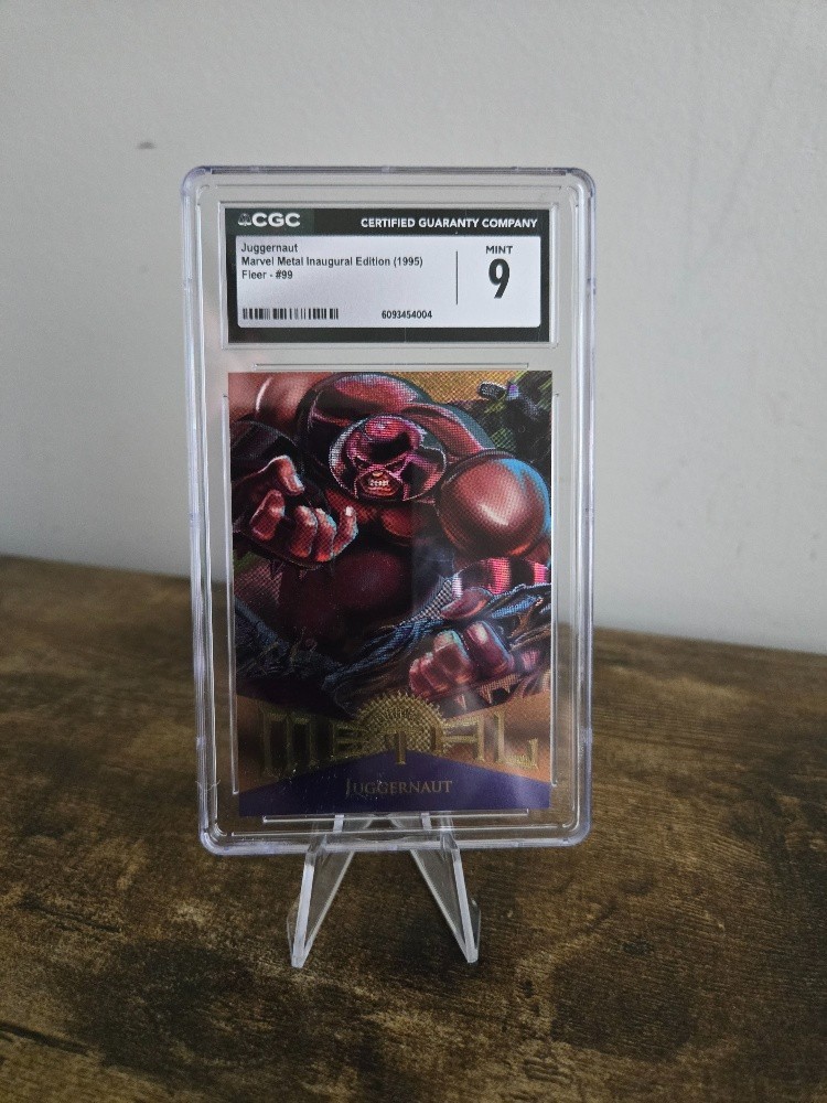 1995 Fleer Marvel Metal Juggernaut #99 CGC 9
