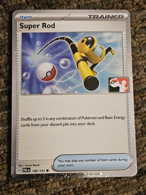 Super Rod 188/193 Holo Pokemon Play! Prize Pack Series 4/5