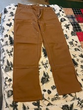 36x30 Carhartt Double Front Duck Pants NOS Made In USA B01