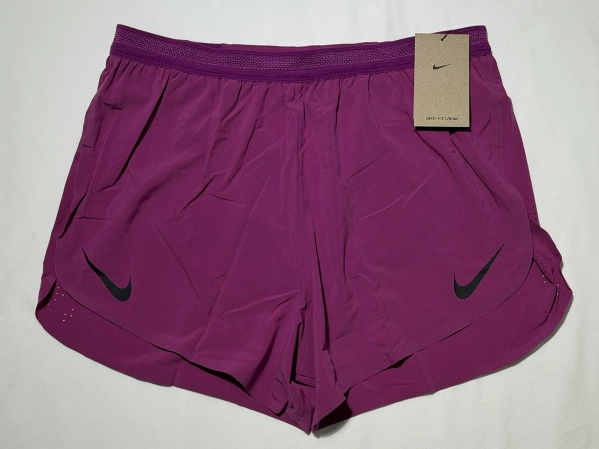NEW Nike Dri-FIT ADV Aeroswift 4" Running Shorts Men's Medium FN3352 518 Fuchsia