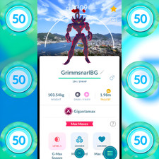 Gigantamax Grimmsnarl Level 50  3 Moves  Nagasaki BG  Pokemon Tr-de Go