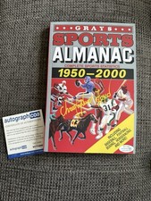 Christopher Lloyd Original Autogramm Sports Almanac mit COA Autograph Signed
