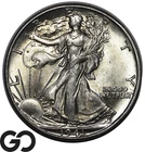 1941-D Walking Liberty Half Dollar, Gem BU++