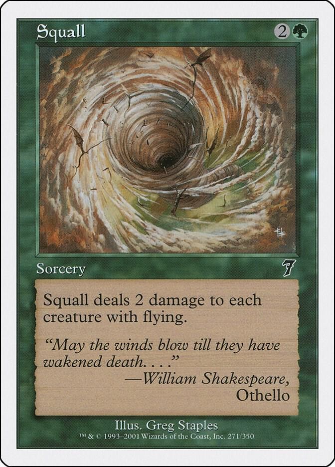 Squall 271 Common 7th Edition Magic: The Gathering Near Mint