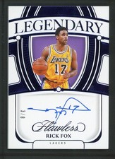 2023-24 RICK FOX 3/8 AUTO PANINI FLAWLESS LEGENDARY SCRIPTS AUTOGRAPHS