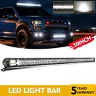 8 14 22 32 42" 52" LED Light Bar Spot Flood Fog Lamp Driving Truck SUV Offroad