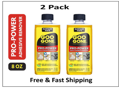 #ad Goo Gone 8 oz. Pro Power Adhesive Remover Pack of 2 $7.89