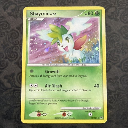 Shaymin 15/127 Holo Rare Platinum Pokemon