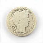 1909-S Barber Half Dollar 50C – Low G Condition – Better Date -  Price to Sell!
