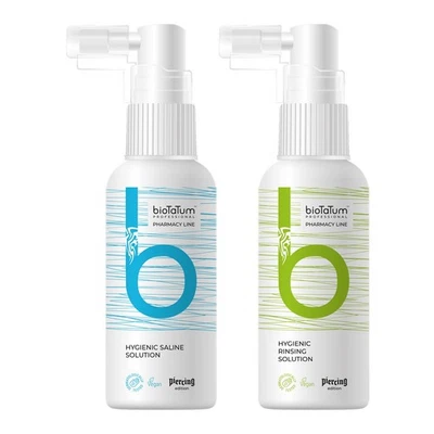 BioTaTum - Duo Kit - Piercingpflege - Kochsalzlösung + Spüllösung 250 ml