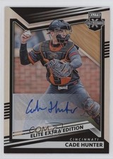 2022 Panini Elite Extra Edition Signatures Cade Hunter #153 Auto 14ld