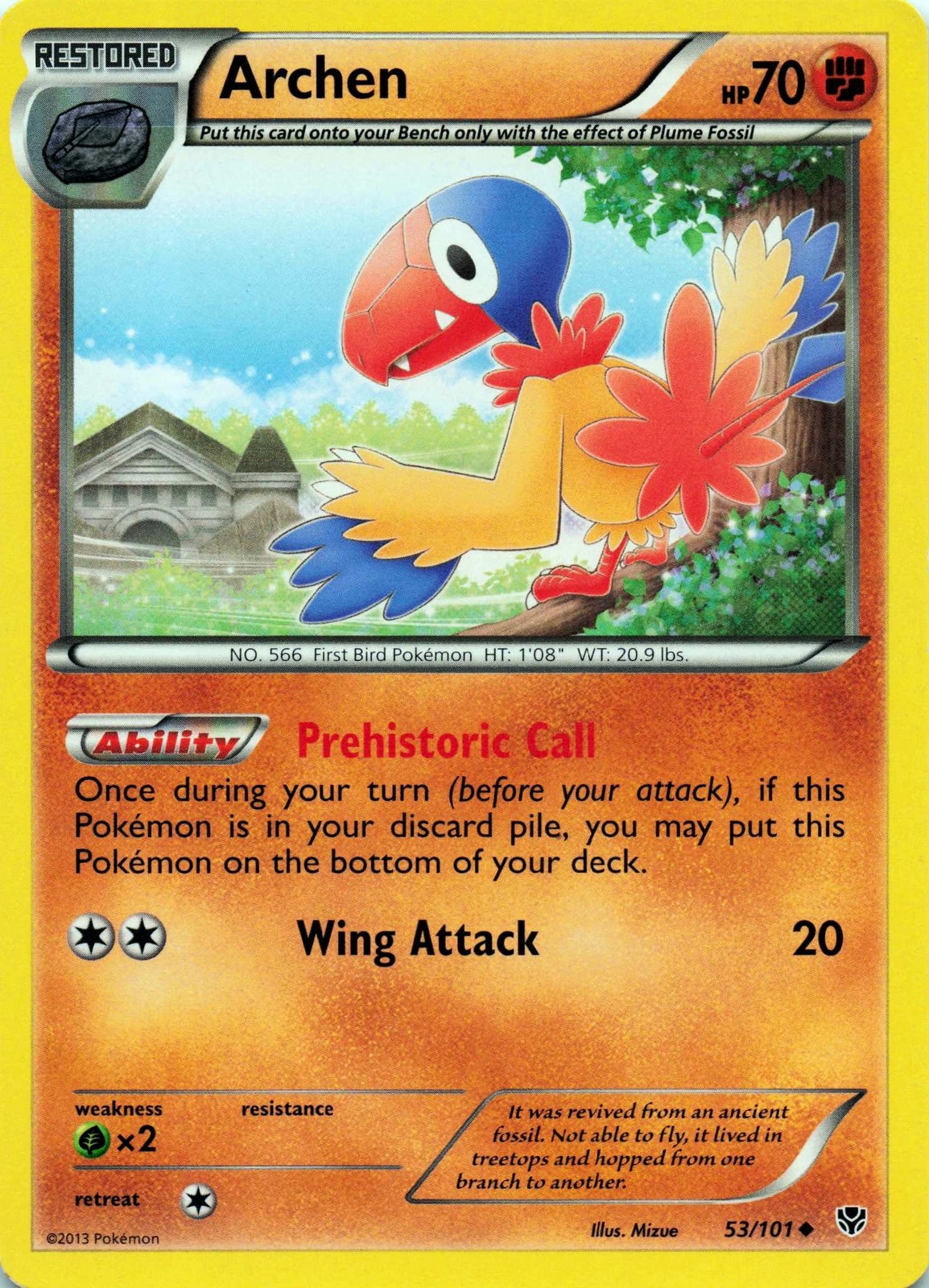 Archen 53/101 Plasma Blast Uncommon - LP