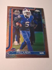 2025 Topps Chrome #31 Joshua Palmer Football Leather Refractor