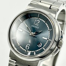 SEIKO LUKIA 7N82-6E00 Navy Dial Silver Stainless Steel Women's Watch