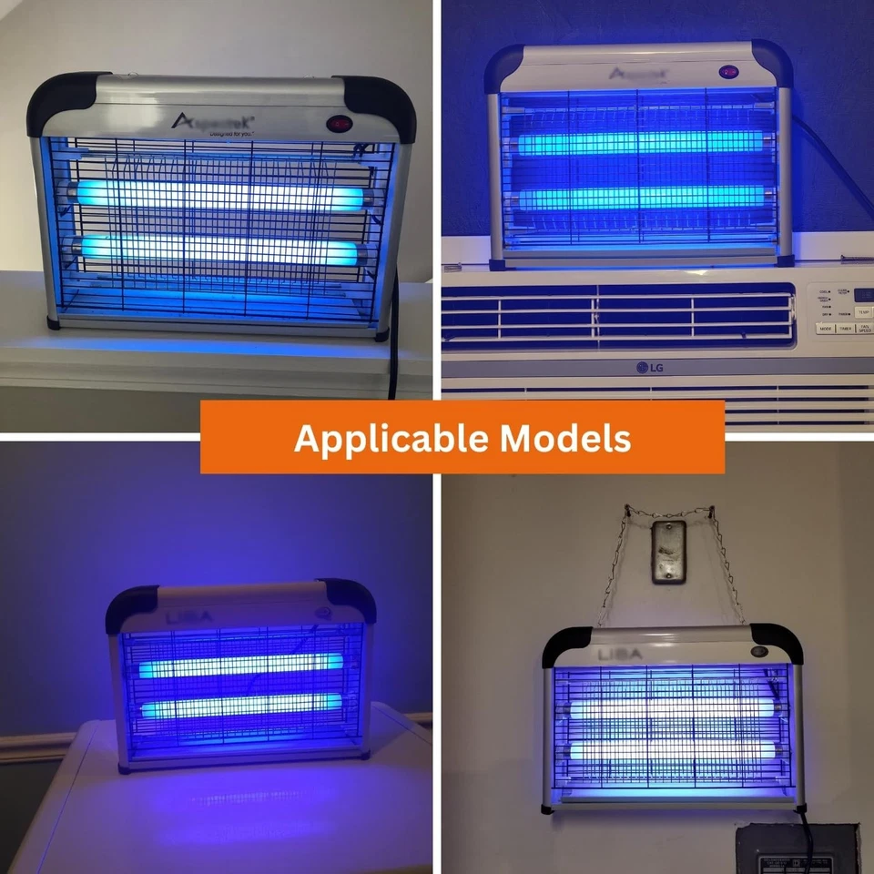 T8 10W Bug Zapper Replacement Light Bulbs for 20W Electric Insect Killer T8F10W - Image 4 of 4