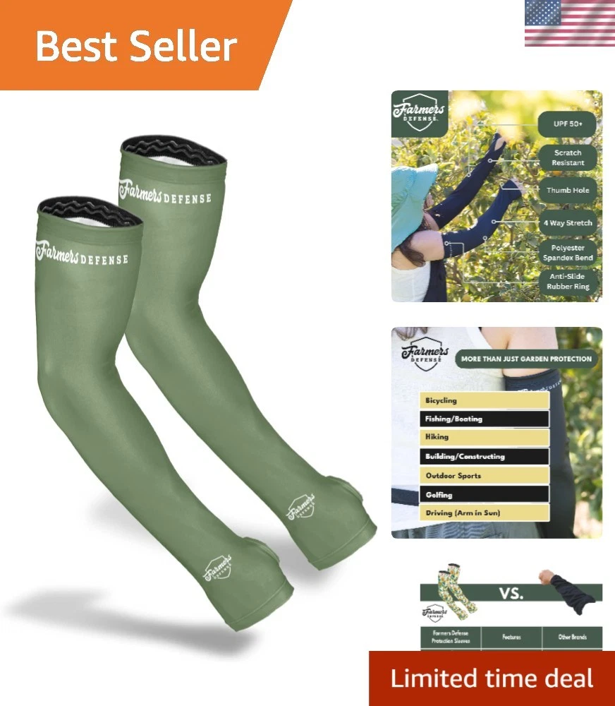 Large UV Cooling Arm Sleeves | Sun Protection & Comfort for Outdoor Activities
Opens in a new window
