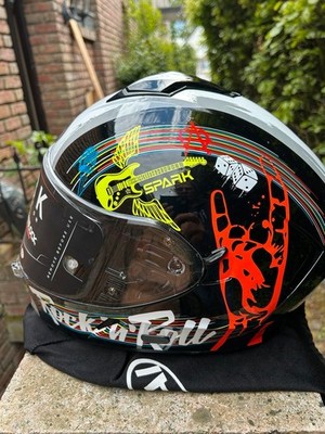 Airoh Spark  Rock n Roll  Motorradhelm - Neu - Größe 59/60 (L)