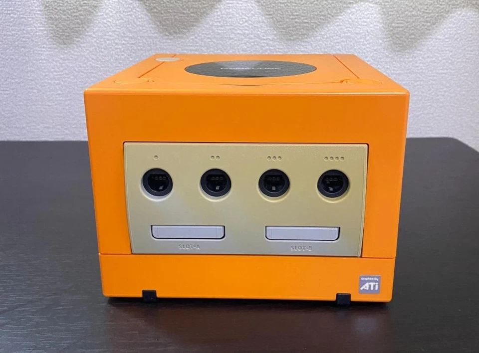 Nintendo GameCube Orange Console Japan Color System Model Original Edition - Image 3 of 4