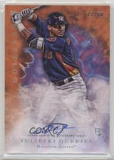 2017 Topps Inception Rookie Orange 13/50 Yuli Gurriel Yulieski #105 Auto 0g4