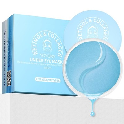 Under Eye Patches for Dark Circles & Puffy Eyes- 60 Hydrogel Eye Patches with...