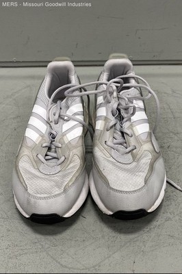 Adidas ZX 2K Boost 2.0 Grey White Running Lifestyle Sneakers Men's Size 10