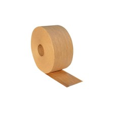 Wolverine Heavy Kraft Water Activated Gummed Tape 2.75" x 450' 20 Rolls 6.3 Mil
