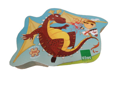 Holz Puzzle Vilac France 200 Teile Drachen
