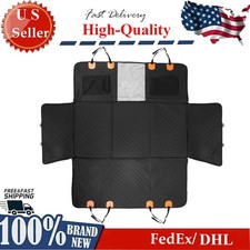 Dog Car Seat Cover for Back Seat, Hard Bottom Car Seat Cover, Waterproof