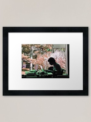 Mr. Schriftsteller gerahmter Kunstdruck gerahmtes Wandbild Poster Leinwanddruck Bild