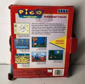 SEGA Pico "The Berenstain Bears A School Day" Storyware Game
