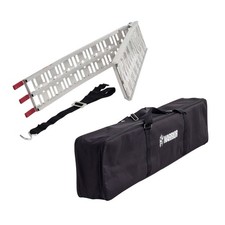 1 x Warrior Folding Aluminium Motorcycle/Bike/Motorbike/MX Loading Ramp & Bag