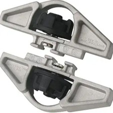 Deck Rail Tie Down Anchors Bed Cleats Aluminum 2pcs Compatible-2PCS Metal