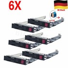 6Pcs 2.5" SFF HDD SSD Festplatten Tray Caddy Für HP Proliant DL380p DL360p G8 G9