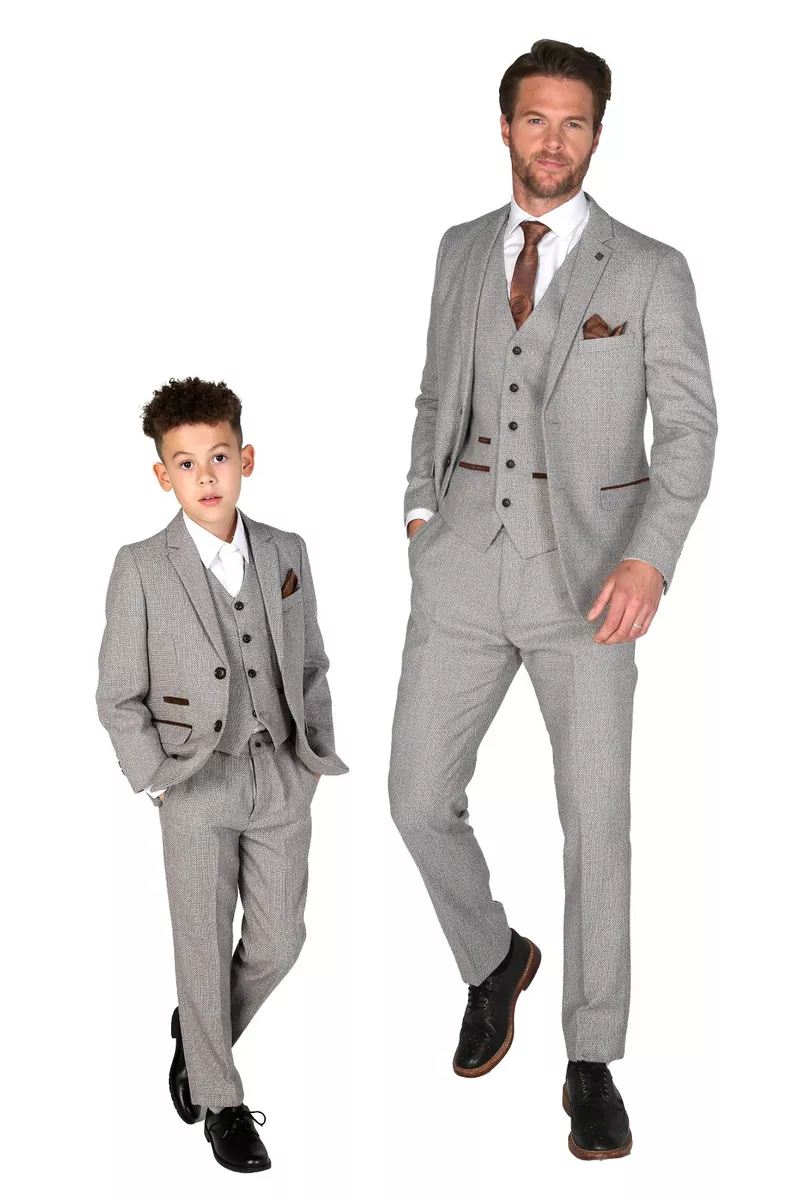 Mens jacket top and waistcoat set