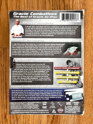 Gracie Combatives DVD 13 Disc Set w/ Two Handbooks and Fight Chart Exc Condition - Picture 3 of 12