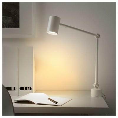 Ikea Nymane Work Wall Lamp White Built In Usb Port Ebay