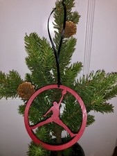 Michael 'Air' Jordan Luxury Christmas Ornament Hand Made - Jumpman "RED"