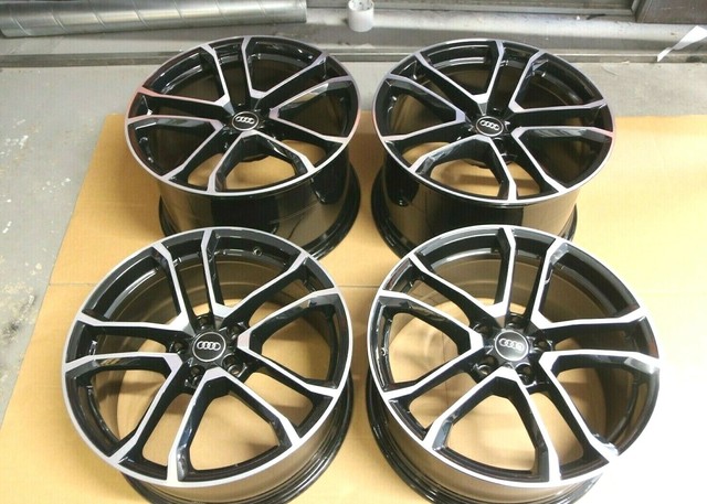 Original Audi Tt Tts 8s 17 Rims Set 8sj Black Matte For Sale Ebay