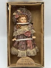 Kurt Adler Louis Nichole Victorian Christmas Ornament Child Purple Dress NEW Box