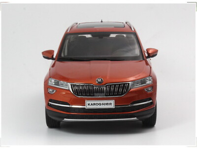 1/18 シュコダ　　カロック 1/18 For Skoda KAROQ SUV Orange DieCast Car Model Toy Collection