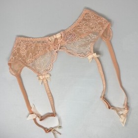 Agent Provocateur Love Peach Suspender AP4 Large New