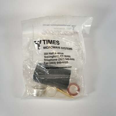 Times Microwave Systems TC-500-NMC N Male Solder Connector f/ LMR-500 - OPEN BOX