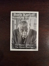 2000 Good Stuff Cards The Master Of Horror Boris Karloff Promo #P-4