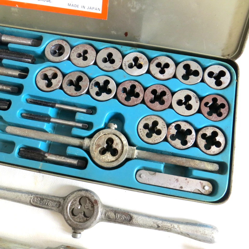 Large Lot of 117 Vintage Tap Die Pipe Threader Machinist Threading Tools - Image 4 of 4