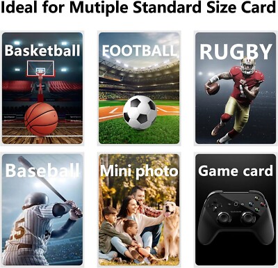 600 Counts Card Sleeves, Clear Baseball Card Sleeves, Sturdy Trading Cards  NEW | eBay