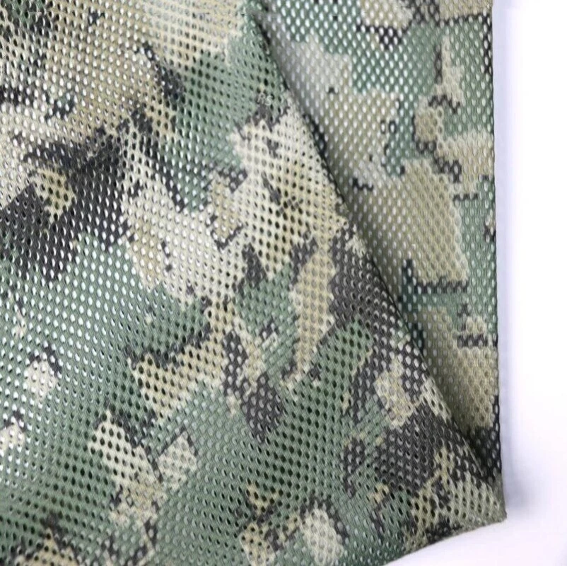 Tecido de camuflagem digital malha grossa tecido de rede camuflado acessórios faça você mesmo - Imagem 2 de 4