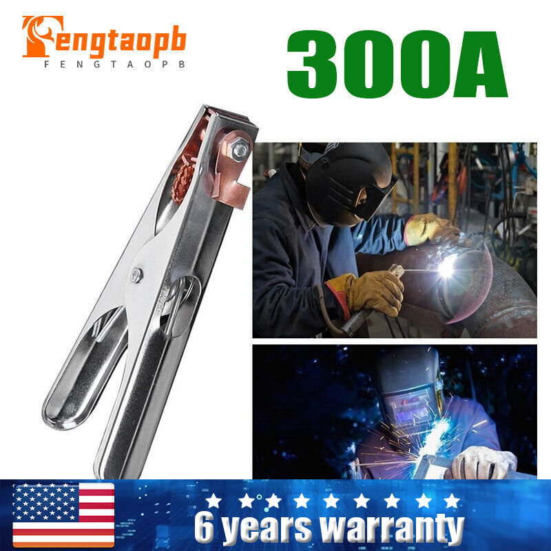 Welding Ground Clamp Electroplated Copper Earth Clip Holder Manual Welders Tool