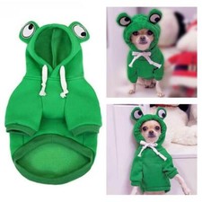 Winter Warm Cute Plush Dog Coat Hoodies For French Halloween Bulldog, B1X0 WXN